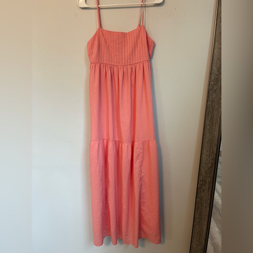 American Eagle Outfitters Coral Pink Maxi Sundress